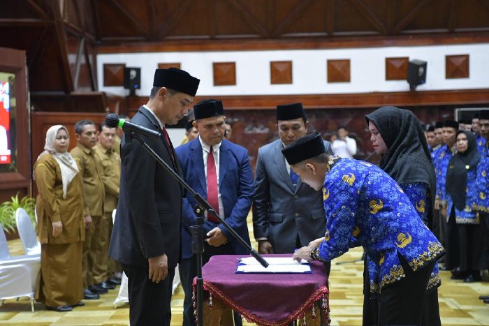 Sekda Aceh Lantik 201 Kepala Sekolah, ingatkan tantangan Pendidikan Aceh