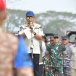 Wagub Aceh Dampingi Mendagri Hadiri Apel Pemulangan Satgas Kemendagri Gelombang I di Aceh Tamiang
