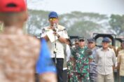 Wagub Aceh Dampingi Mendagri Hadiri Apel Pemulangan Satgas Kemendagri Gelombang I di Aceh Tamiang