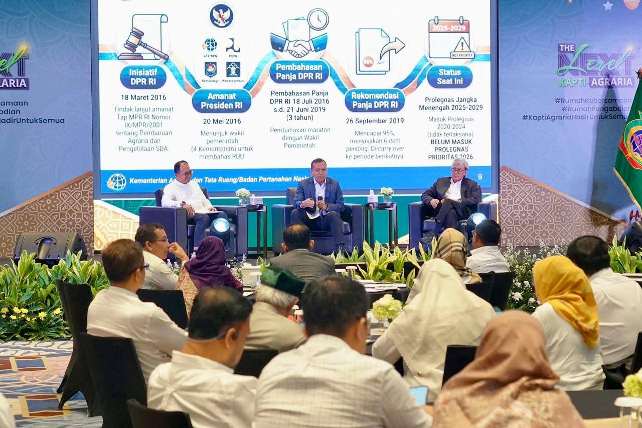 Kementerian ATR/BPN Libatkan KAPTI-AGRARIA dalam Penguatan Substansi RUU Administrasi Pertanahan