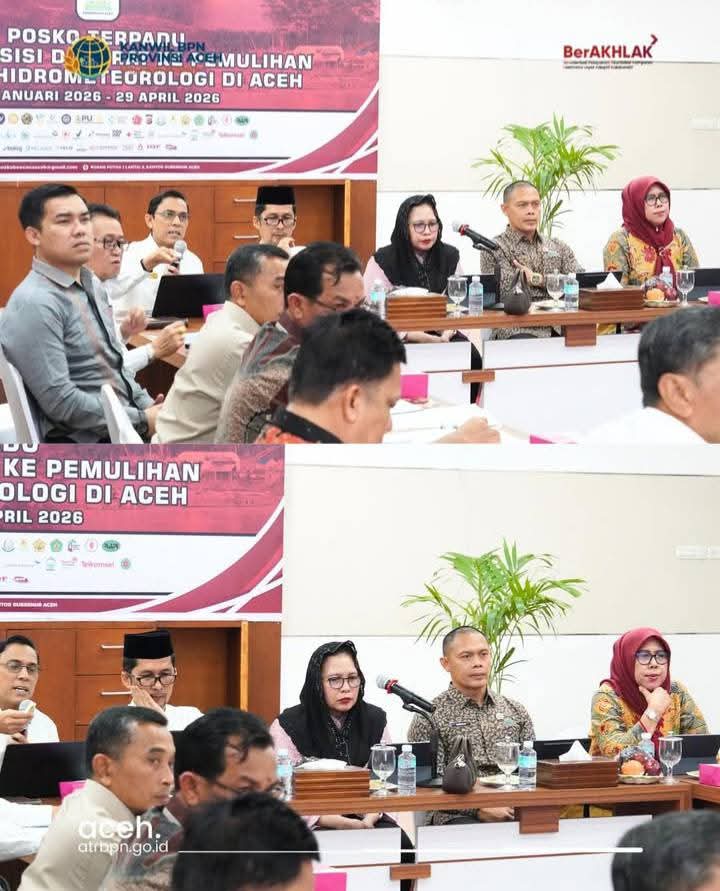 BPN Percepat Penyediaan Tanah untuk Huntara dan Huntap Korban Bencana di Aceh