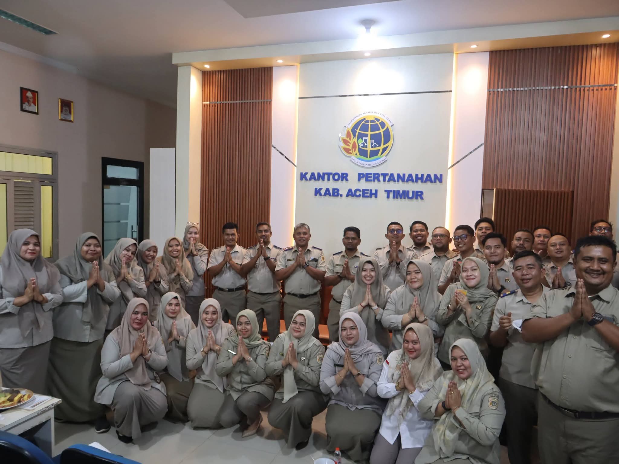Halalbihalal Kantah Aceh Timur Perkuat Soliditas, Awali Kinerja Pasca-Lebaran