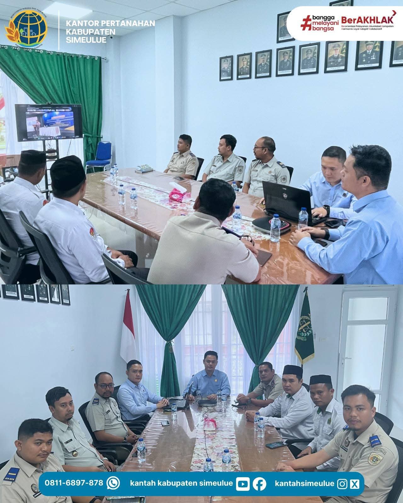 Sinergi Lintas Instansi, Percepatan Sertipikasi Tanah Wakaf di Simeulue Kian Diperkuat