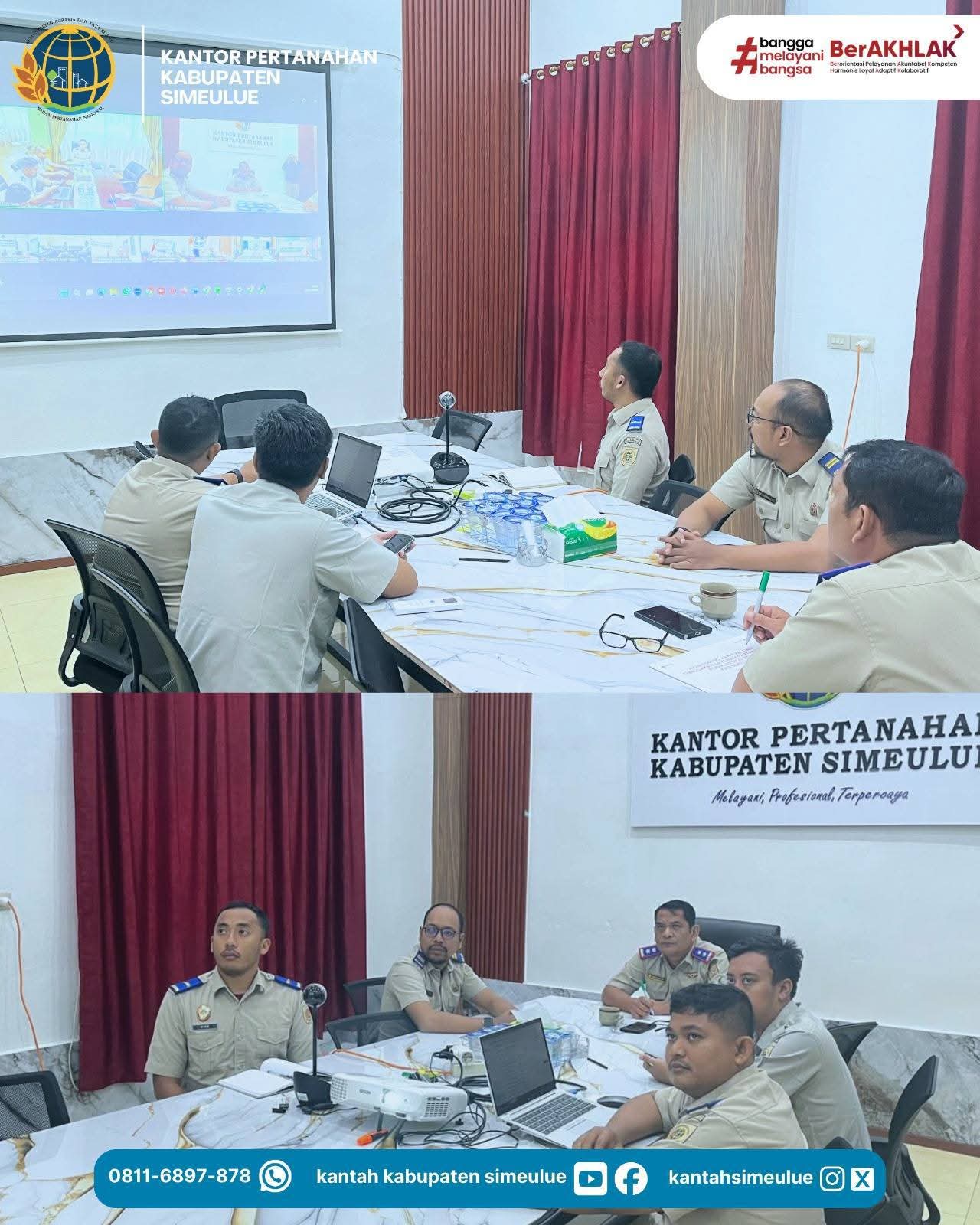 BPN Simeulue Percepat Penyelesaian Tunggakan PDDM dan Residu, Dorong Layanan Lebih Transparan