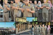 Awali Kepemimpinan Baru, Reza Saputra Pimpin Apel Perdana dan Perkuat Soliditas Satpol PP dan WH Aceh