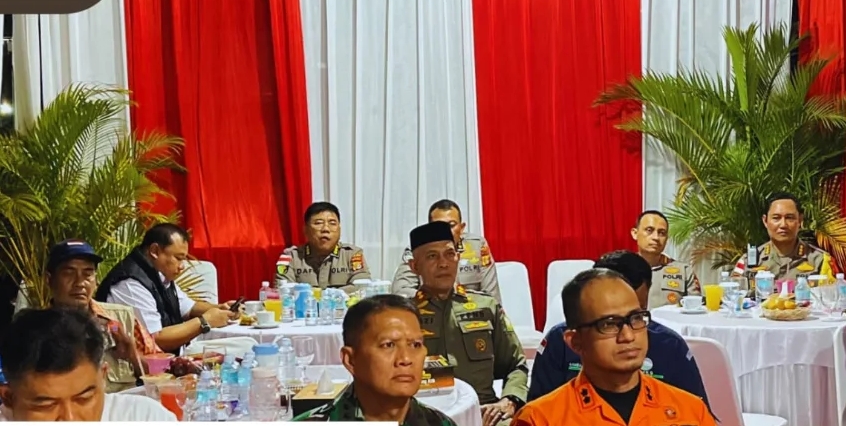 Satpol PP dan WH Aceh Ikuti Vicon Monitoring Siskamtibmas Malam Takbiran Idul Fitri 1447 H