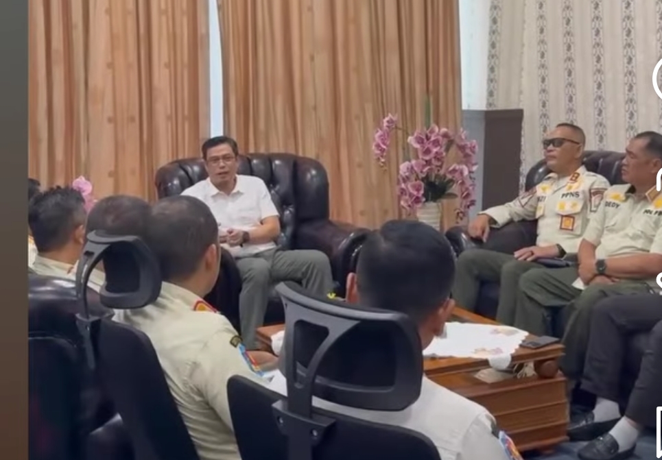 Satpol PP dan WH Aceh Jalin Silaturahmi dengan Bea Cukai, Perkuat Pengawasan Barang Ilegal