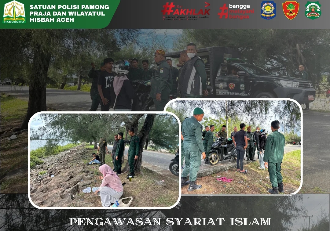 Pengawasan Syariat Diperkuat, Satpol PP dan WH Aceh Rutin Gelar Patroli di Banda Aceh dan Aceh Besar