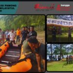 Satgas Linmas Satpol PP dan WH Aceh Latihan Penanggulangan Bencana di Lhok Kaca
