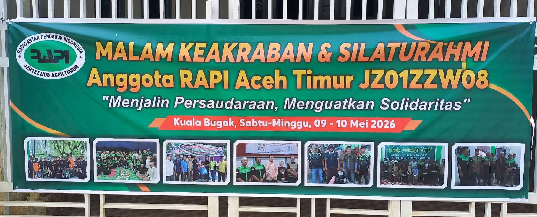 RAPI Aceh Timur Gelar Malam Keakraban dan Silaturahmi di Pantai Kuala Bugak