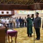 Mualem Lantik Tiga Kepala SKPA, Tekankan Percepatan Kinerja dan Serapan Anggaran