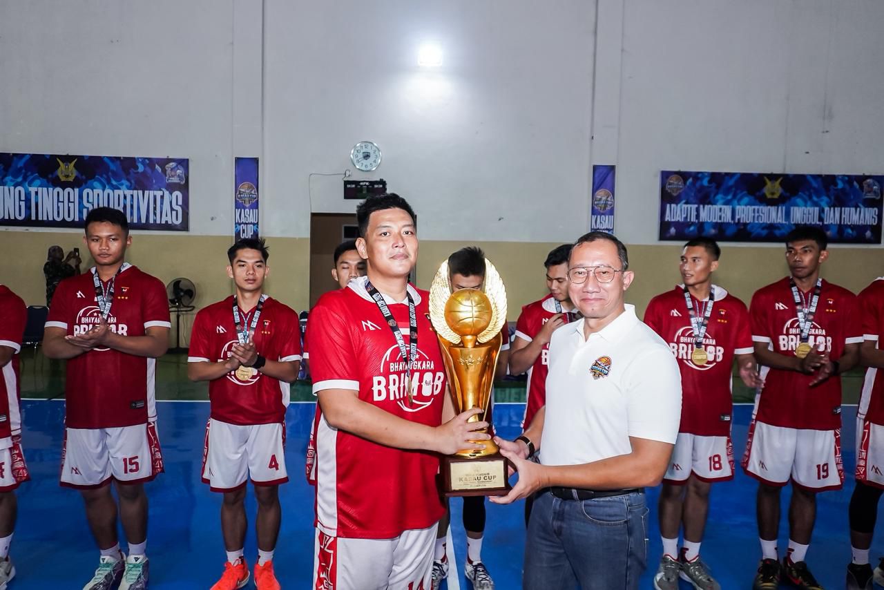 Tim Basket Bhayangkara Brimob Raih Juara 1 Ajang Turnamen Kasau Cup 2026 Basketball