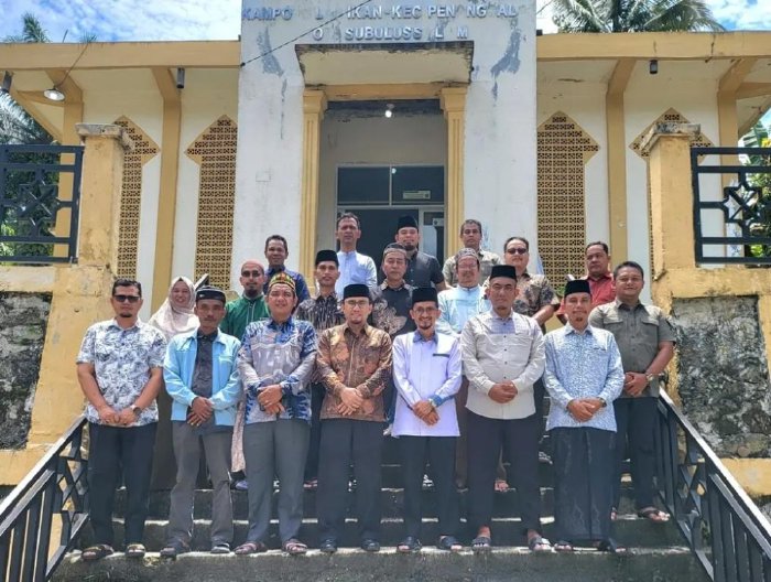Tinjau Mesjid Perbatasan, Dinas Syariat Islam Aceh Perkuat Pembinaan Da’i di Subulussalam