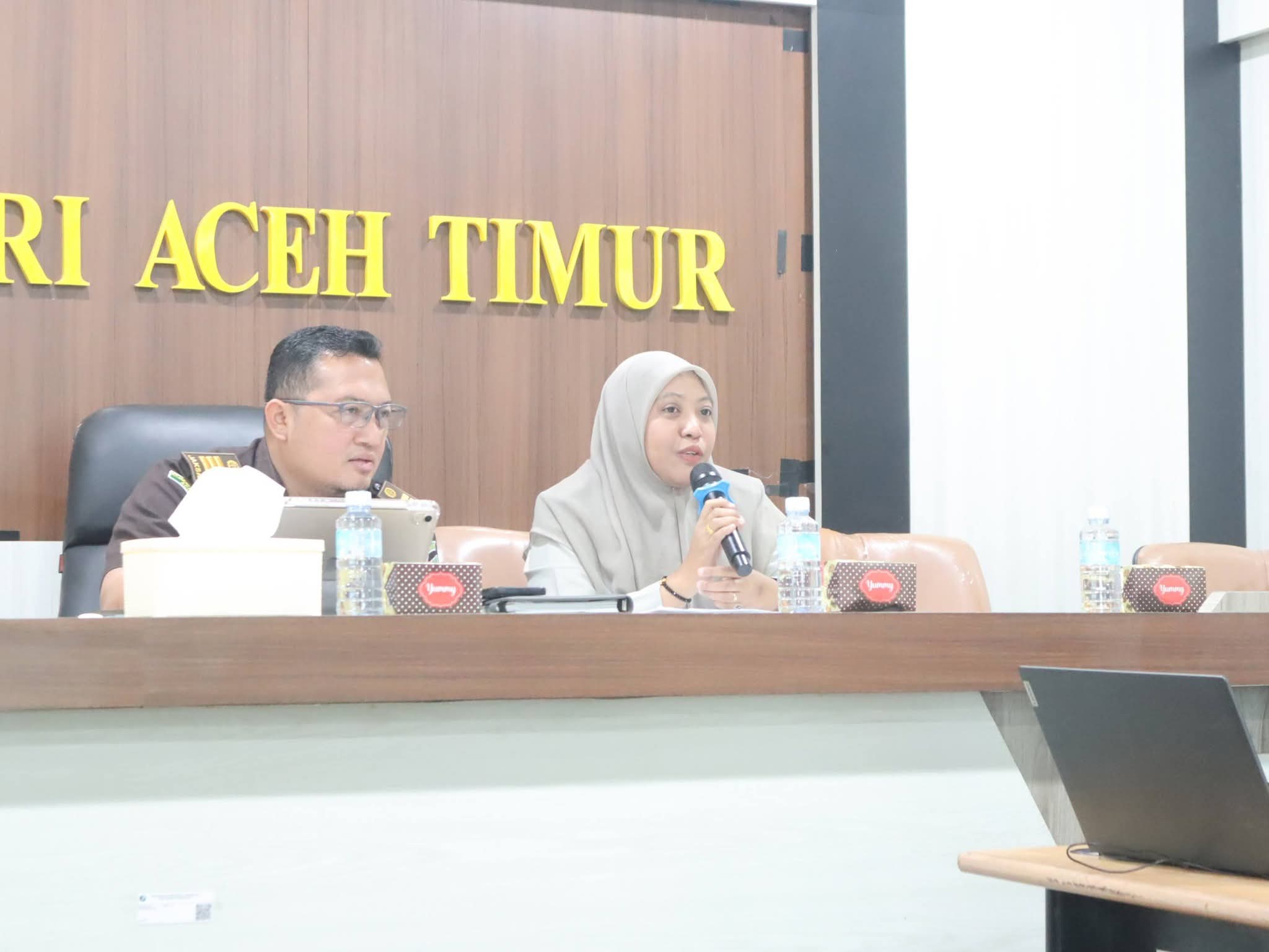 Percepat Sertipikasi Tanah Wakaf, Kantor Pertanahan Kab. Aceh Timur Ikuti Rapat Koordinasi & Sosialisasi Bersama Kejari dan Kantor Kemenag