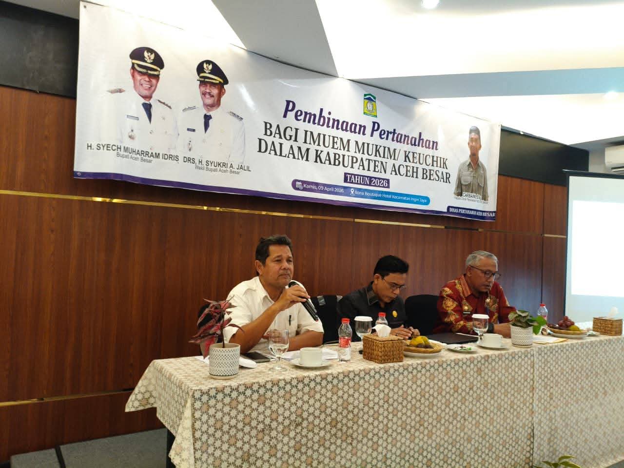 BPN Aceh Besar Perkuat Kapasitas Imeum Mukim dan Keuchik dalam Tata Kelola Pertanahan