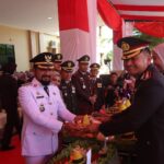 Kakantah Aceh Timur Hadiri Upacara HUT Bhayangkara ke-80