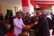 Kakantah Aceh Timur Hadiri Upacara HUT Bhayangkara ke-80