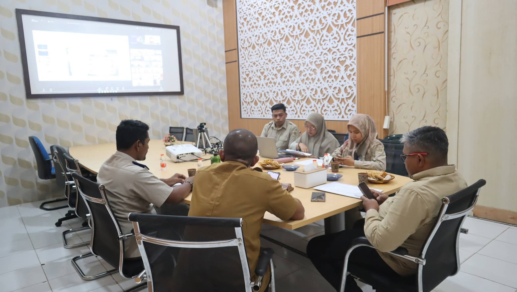 Kantah Aceh Timur Ikuti Rakor Nasional Percepatan Legalisasi Tanah Transmigrasi