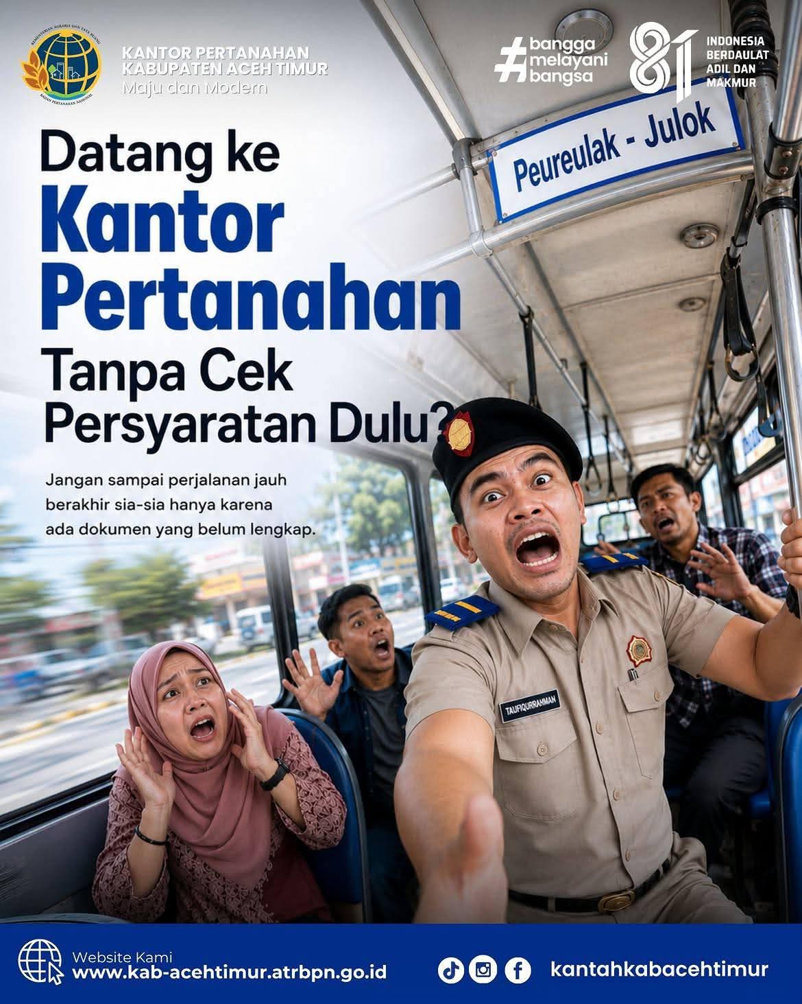 Cek Persyaratan Dulu, Urusan Jadi Lebih Mudah: Edukasi Kantah Aceh Timur Agar Perjalanan Pemohon Tak Sia-Sia