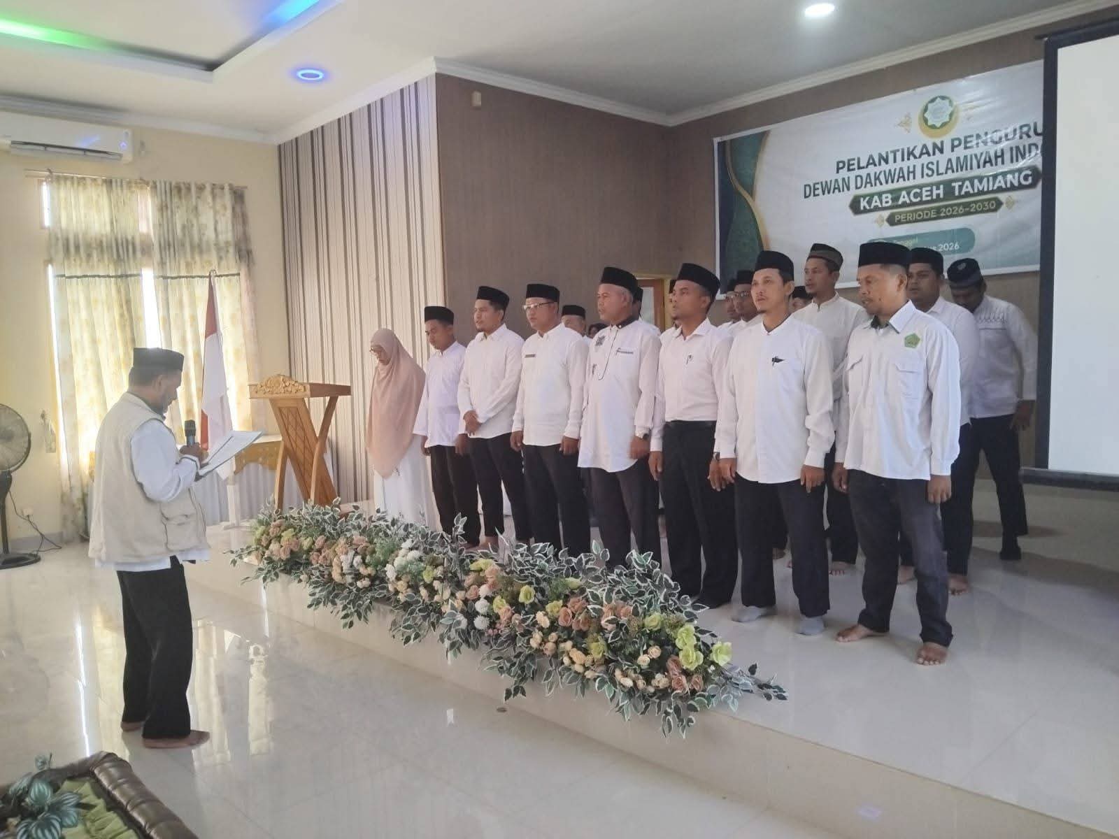 Dewan Dakwah Aceh Tamiang Periode 2026–2031 Resmi Dilantik