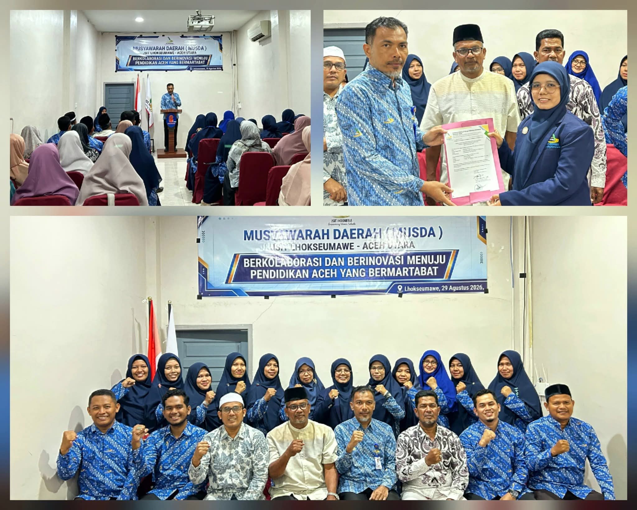 Yusmadi Nahkodai JSIT Lhokseumawe–Aceh Utara, Perkuat Kolaborasi dan Inovasi Menuju Pendidikan Bermartabat