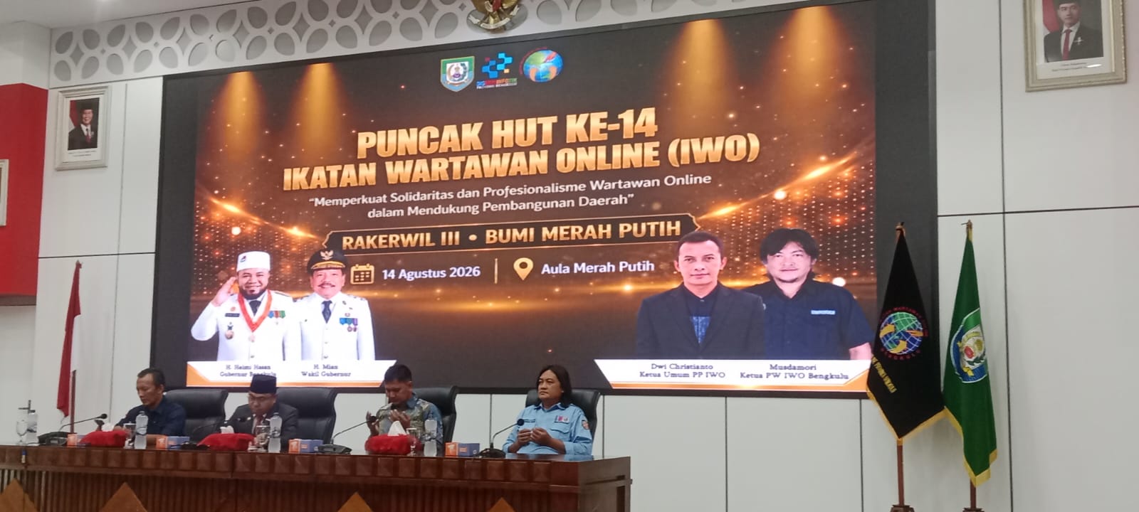 PW IWO Aceh Kirim 8 Delegasi Hadiri HUT IWO ke-14 di Bengkulu