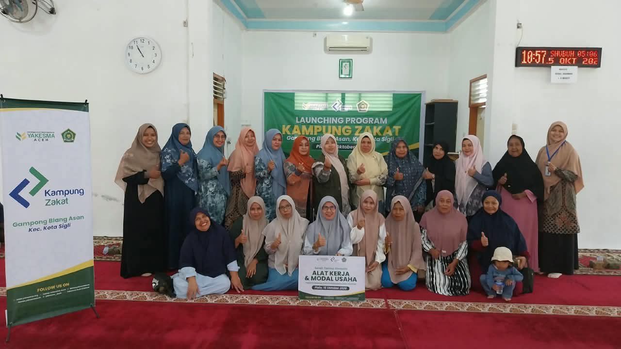 LAZNAS YAKESMA Aceh dan Kemenag Resmi Launching Program Kampung Zakat di Pidie