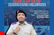 Kantor Pertanahan Simeulue Ucapkan Selamat Hari Jadi ke-27 Kabupaten Simeulue