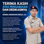 Lepas Tugas Nanda Desdiwan Rizqa, Kantah Aceh Timur Apresiasi Dedikasi dan Pengabdian