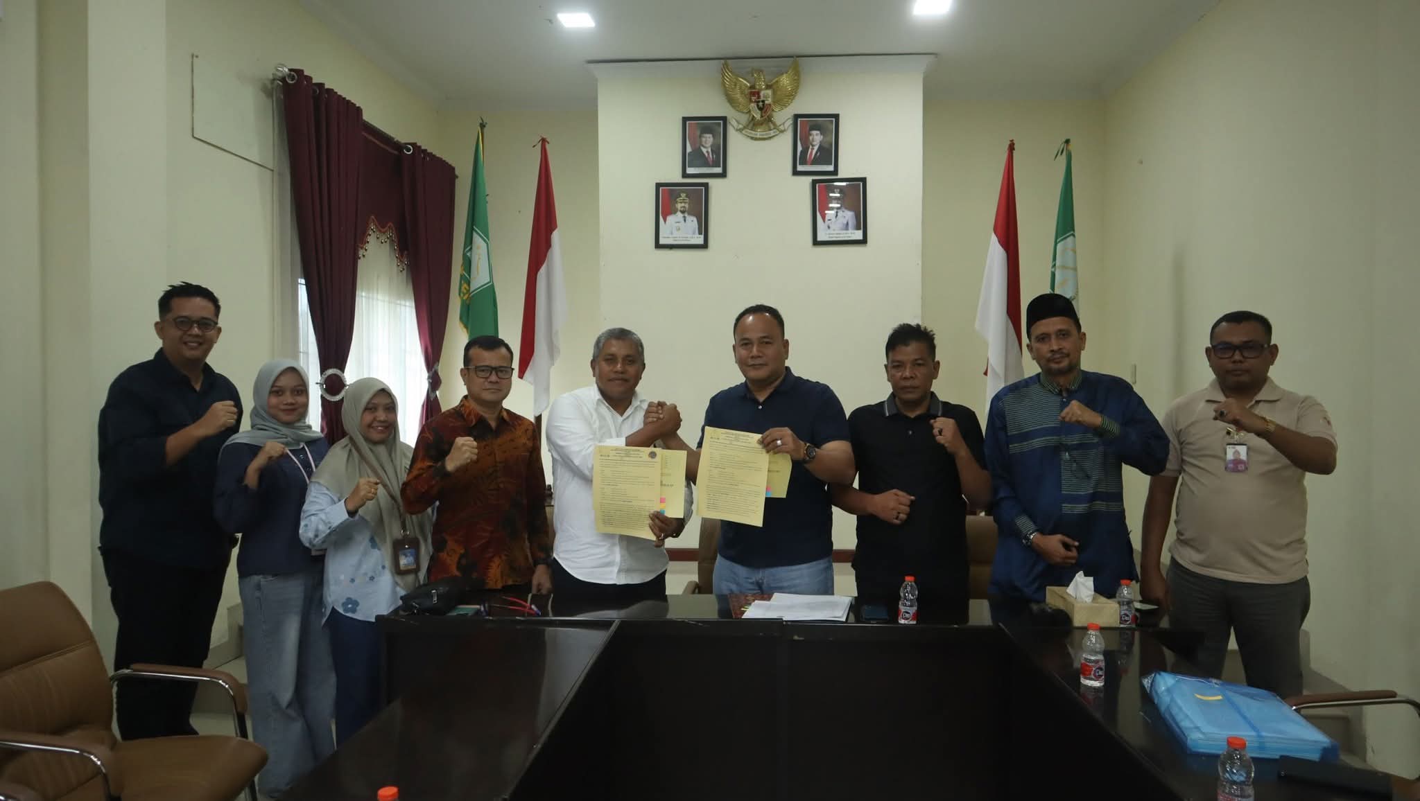 Kantor Pertanahan dan Pemkab Aceh Timur Tandatangani Kesepakatan Pensertipikatan Aset Daerah Tahun 2026
