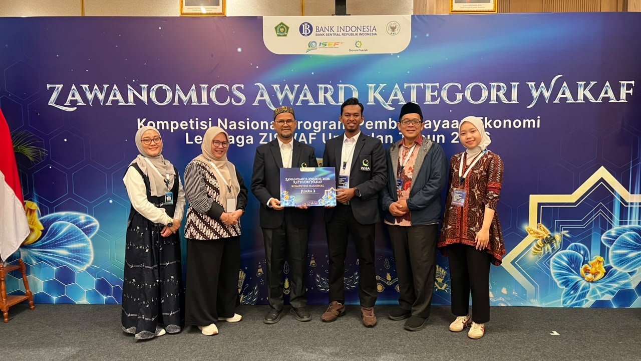 Perdana dari Aceh, Yayasan Wakaf Haroen Aly Raih Juara II Nasional Kategori Wakaf di Zawanomics Awards 2026