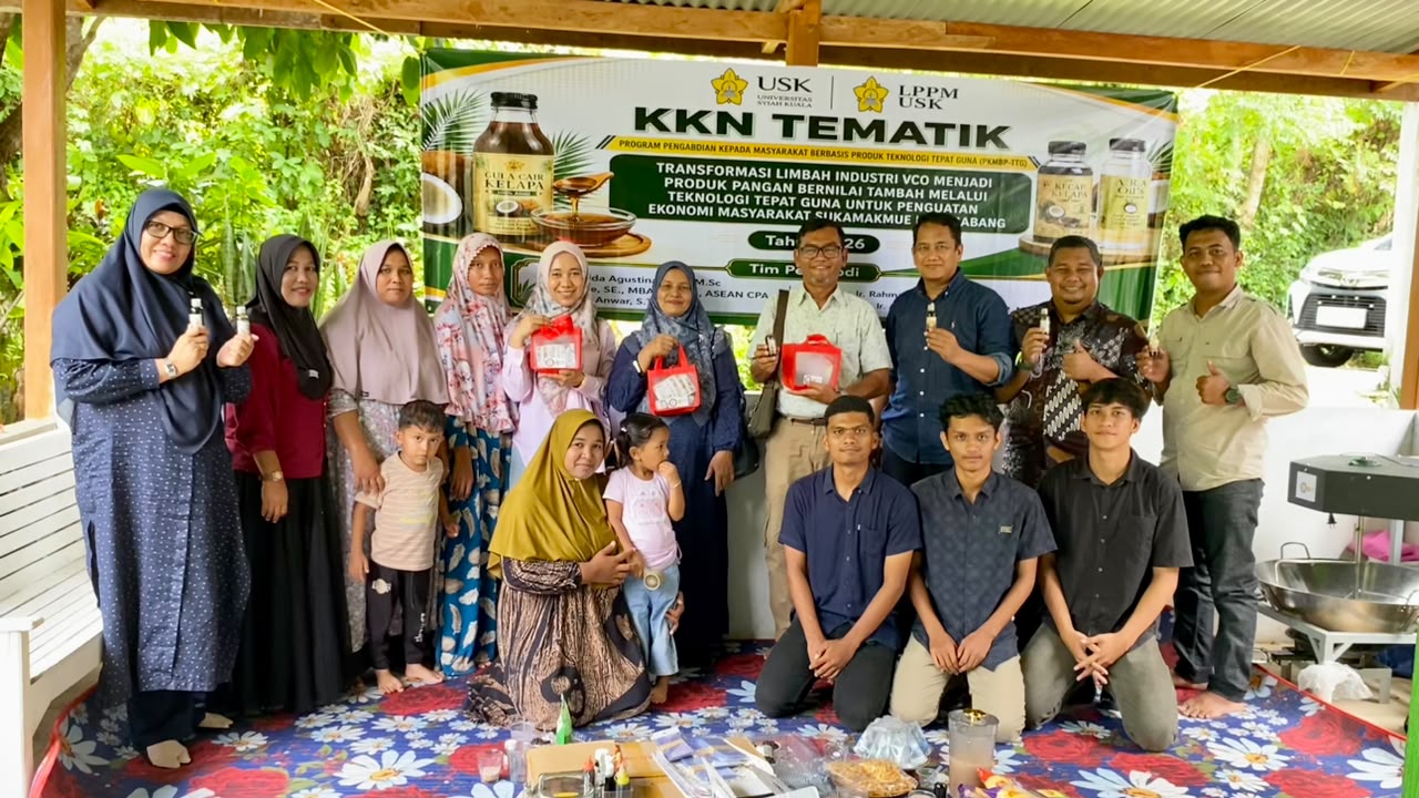 Usung Konsep Zero Waste, Inovasi Pengolahan Limbah VCO oleh Tim USK di Sabang Tuai Apresiasi Reviewer LPPM